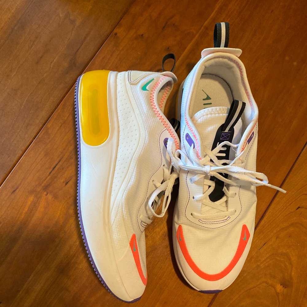 neon colored nike air max